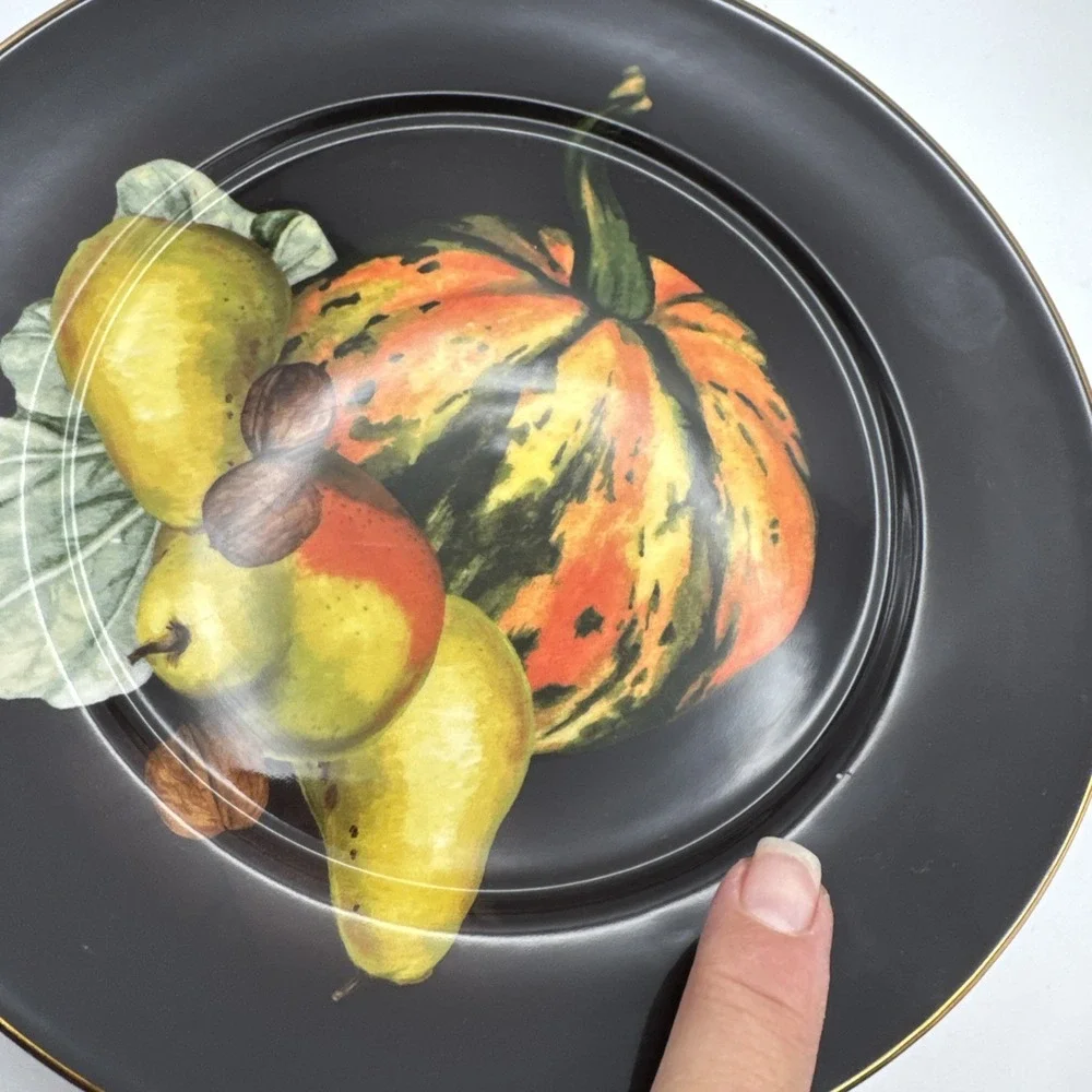 Williams Sonoma Harvest Pumpkin Plates 9